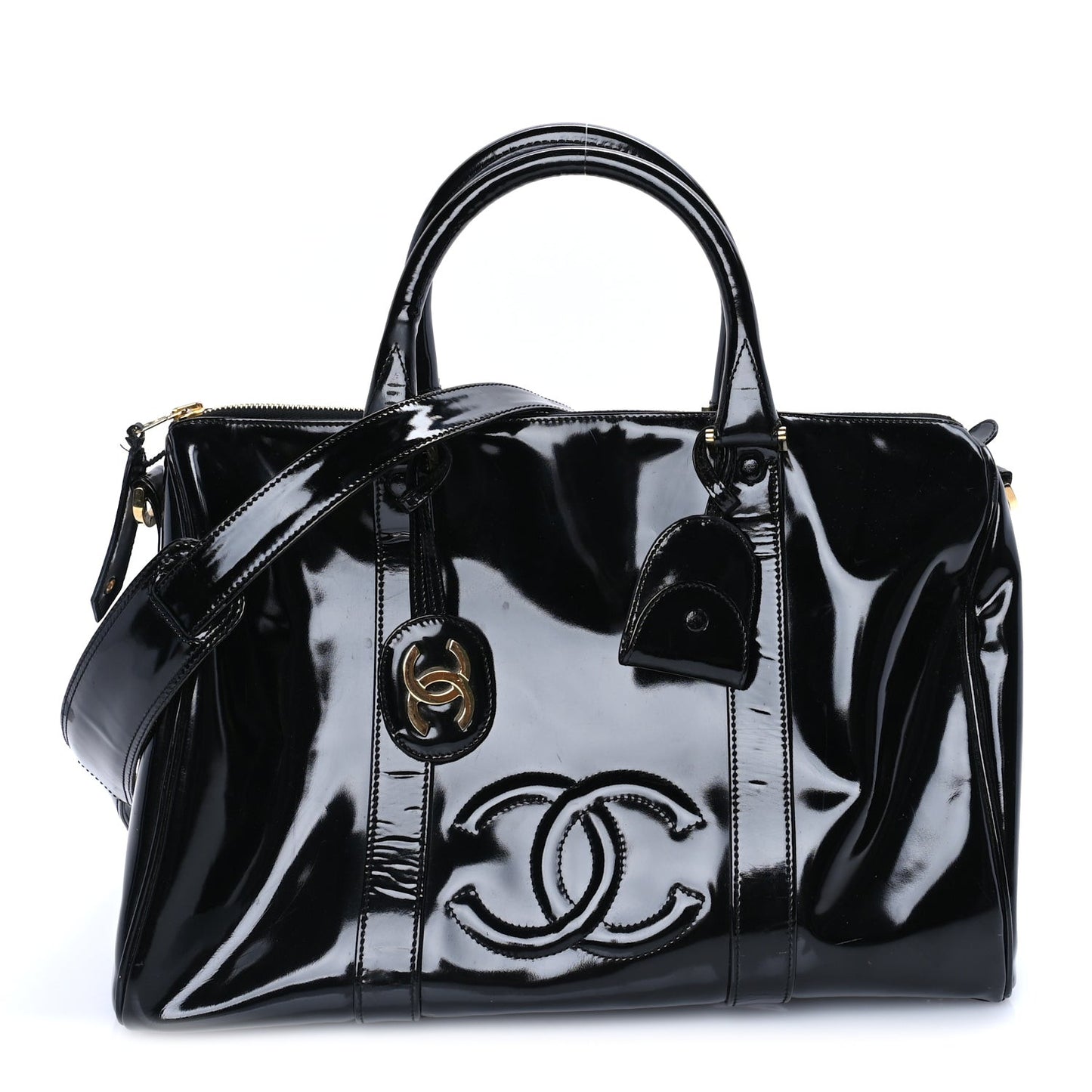 Patent Timeless CC Duffel Bag  Black