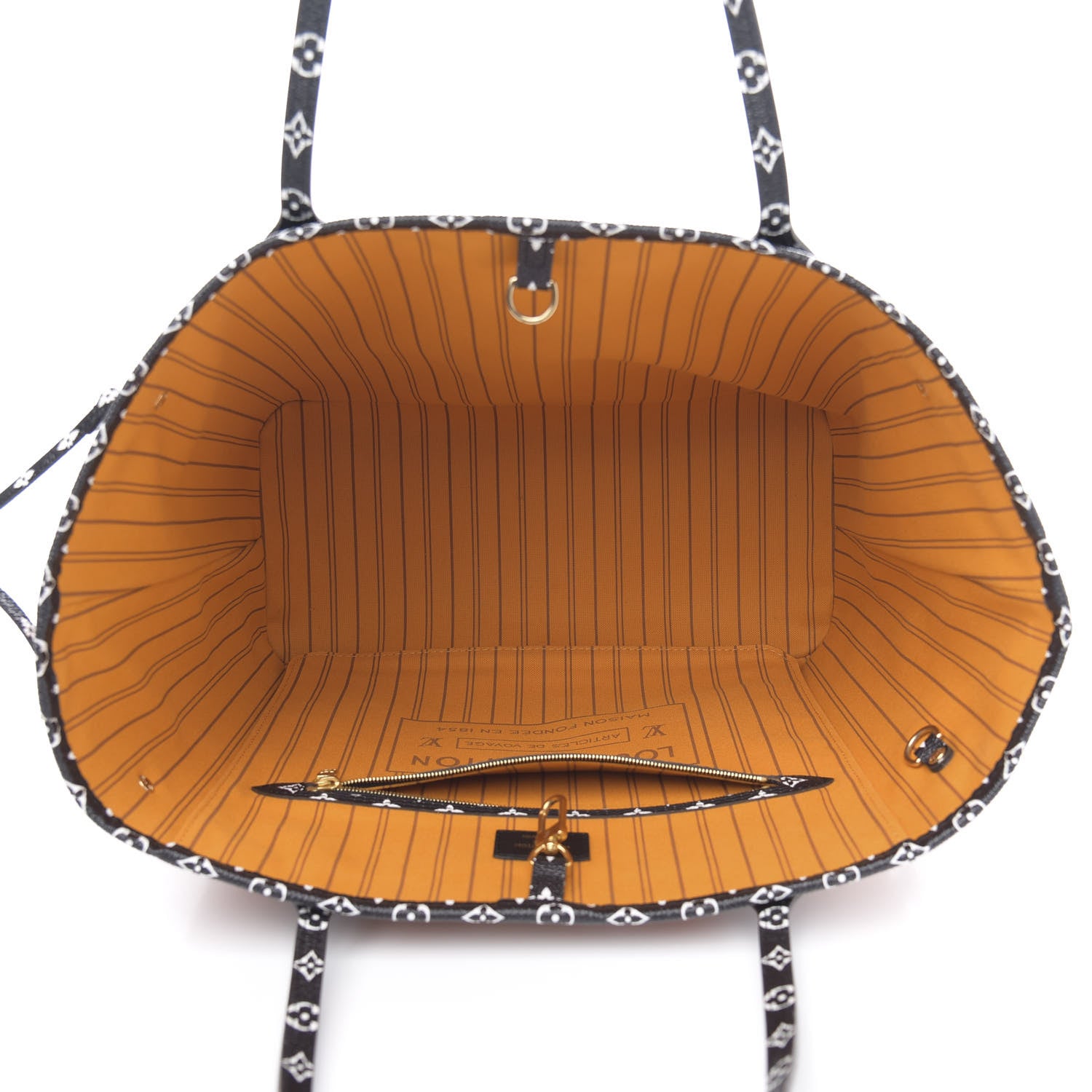 Louis Vuitton Monogram Giant Jungle Neverfull MM Black 5 of 9