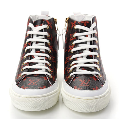Louis Vuitton Catogram Stellar Sneaker Boots 39 Marron 2 of 9