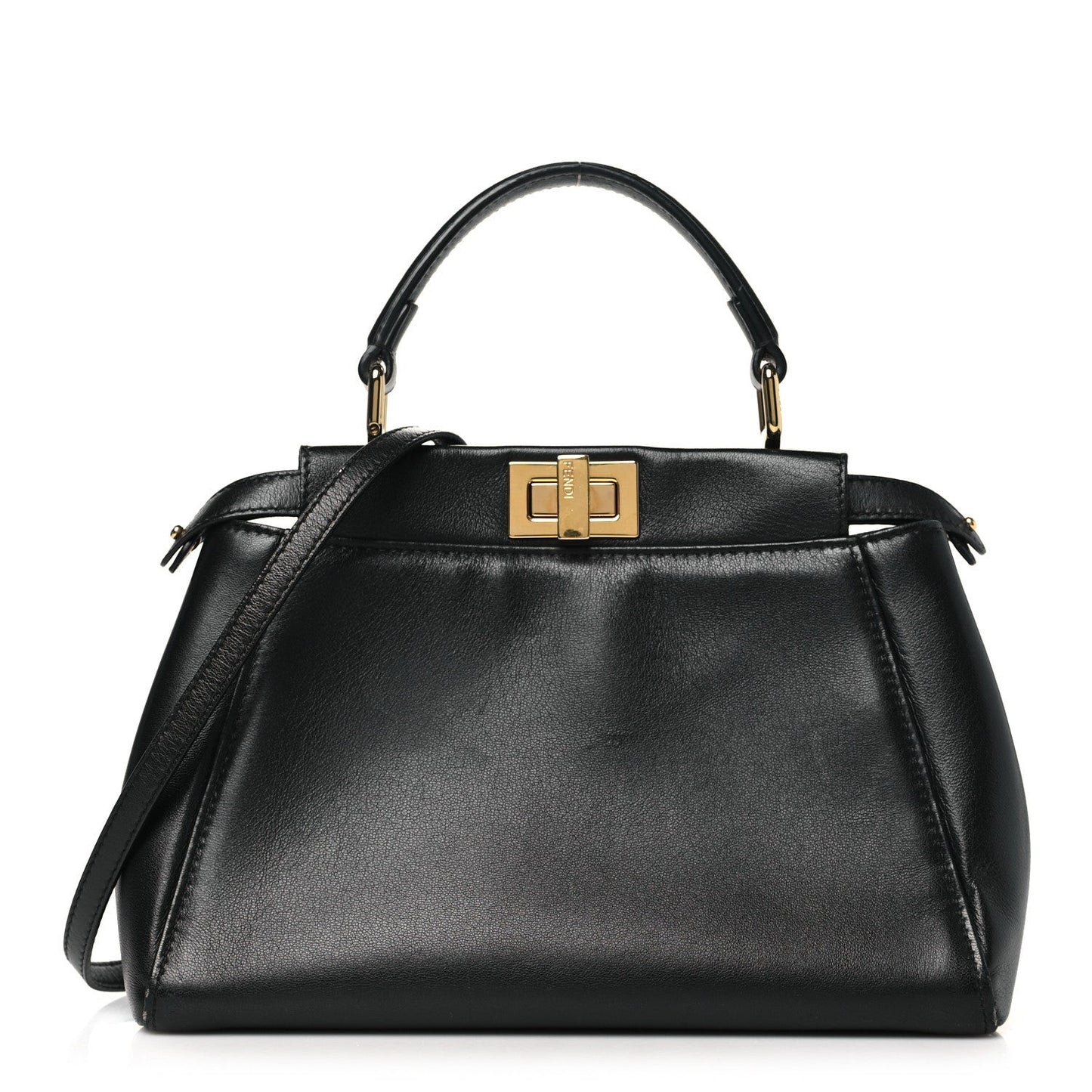 Nappa Mini Peekaboo Iconic Satchel Black
