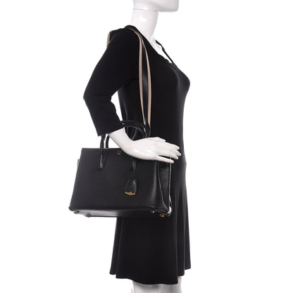 MCM Grained Calfskin Medium Milla Tote Black 2 of 9
