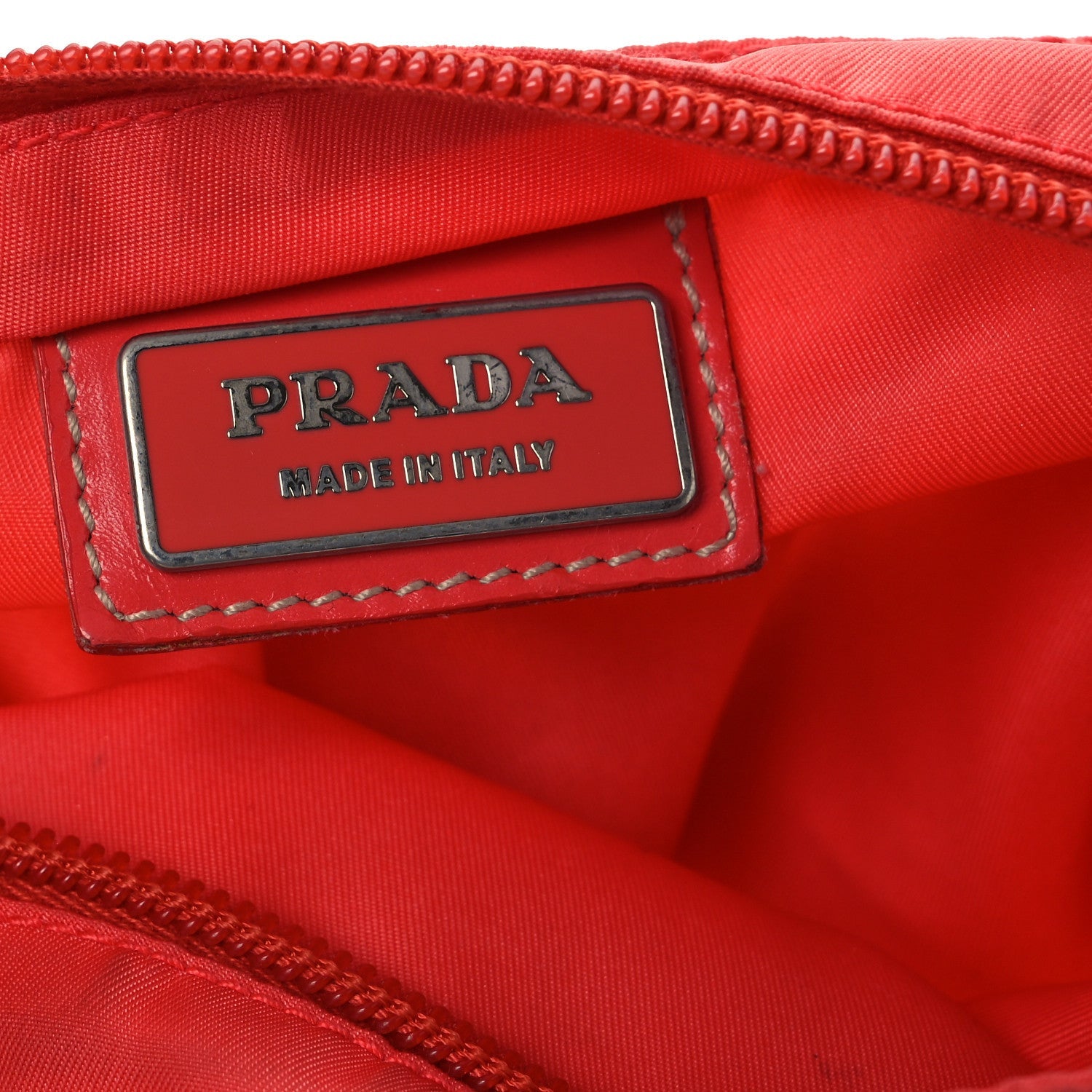 Prada Nylon Vela Flat Messenger Bag Corallo 6 of 7