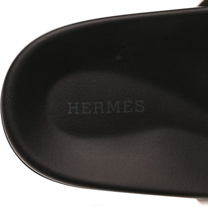 Hermes Epsom Mens Chypre Sandals 42.5 Beige Glaise 7 of 9