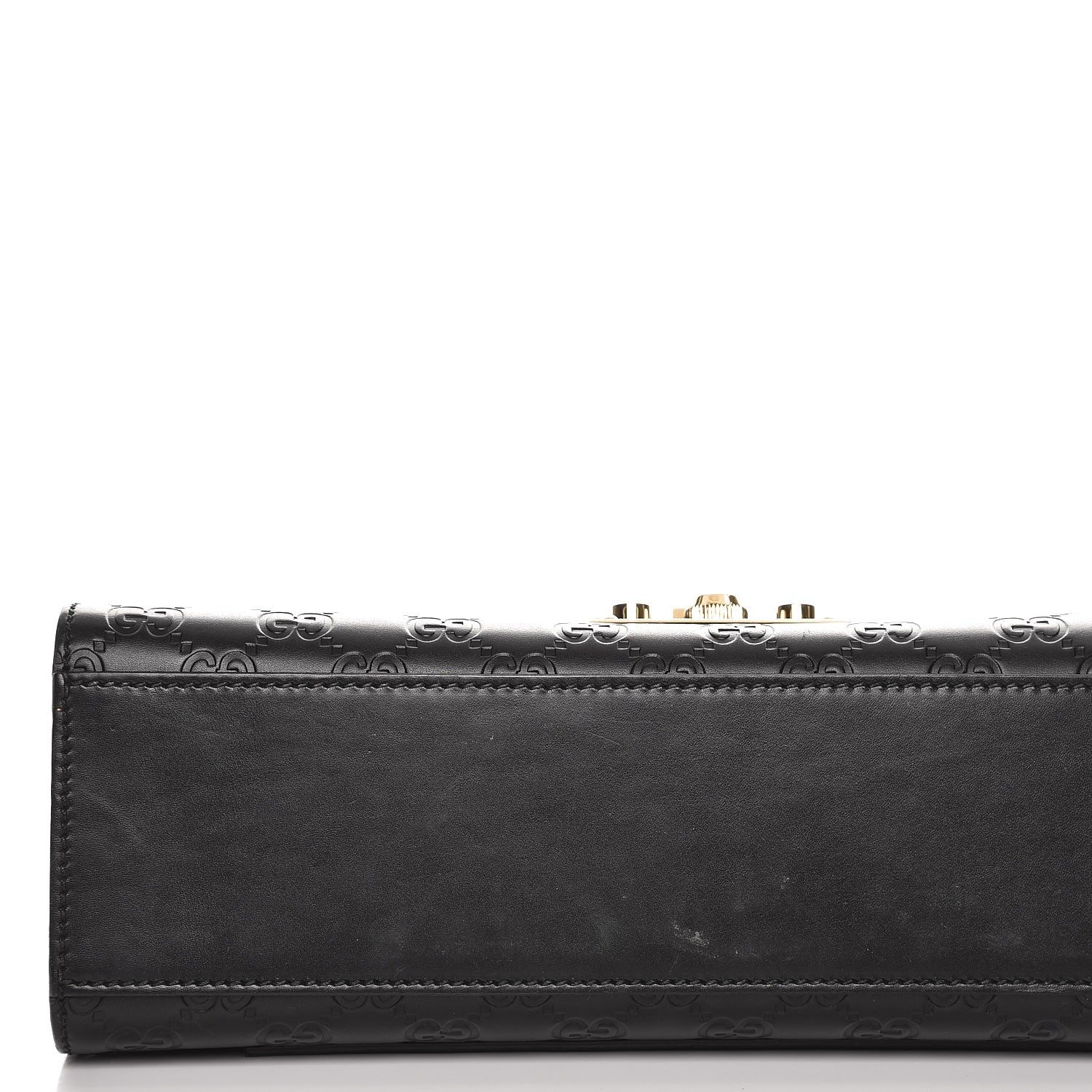 Gucci Guccissima Medium Padlock Shoulder Bag Black 11 of 16