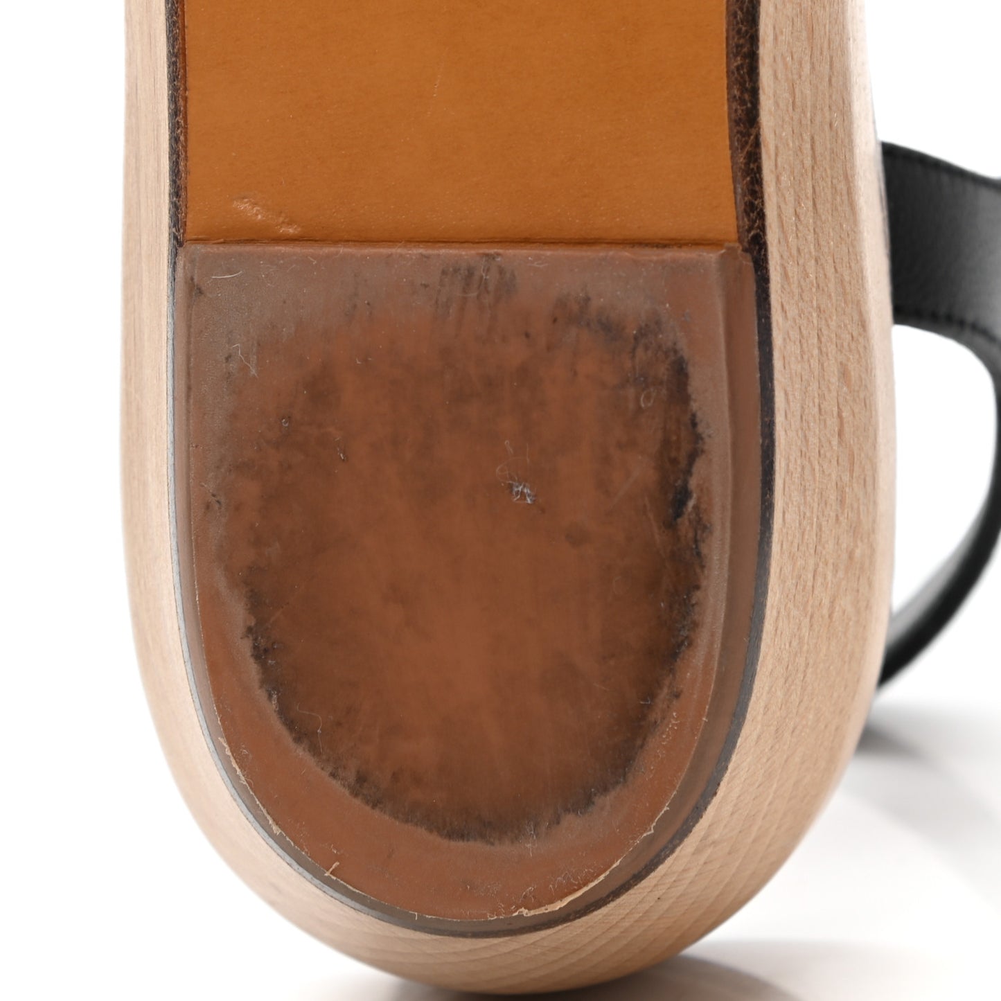 Lambskin Chain Wedge Sandals 38 Black