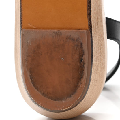 Chanel Lambskin Chain Wedge Sandals 38 Black 15 of 17