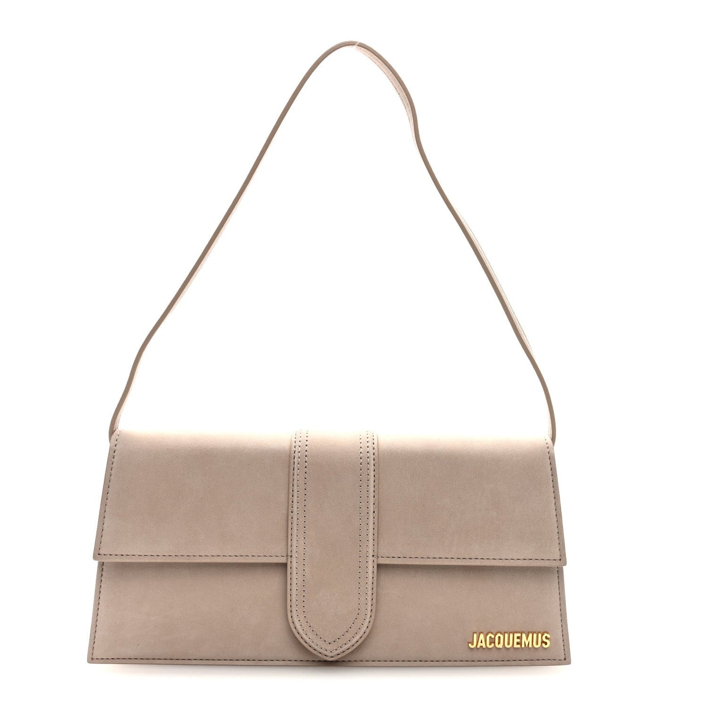 Suede Le Bambino Long Dark Beige
