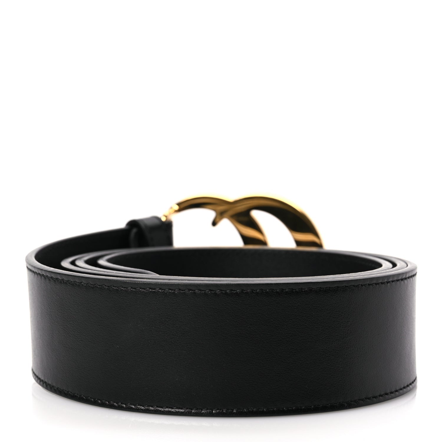 Gucci Calfskin Double G 40mm Belt 105 42 Black 2 of 8