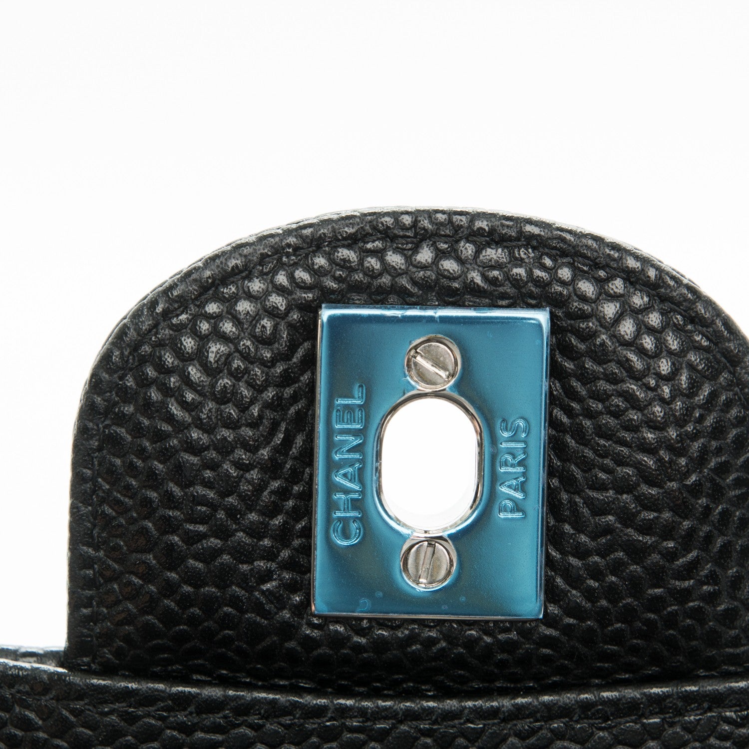 Chanel Caviar Quilted Medium Double Flap Black 7 of 8