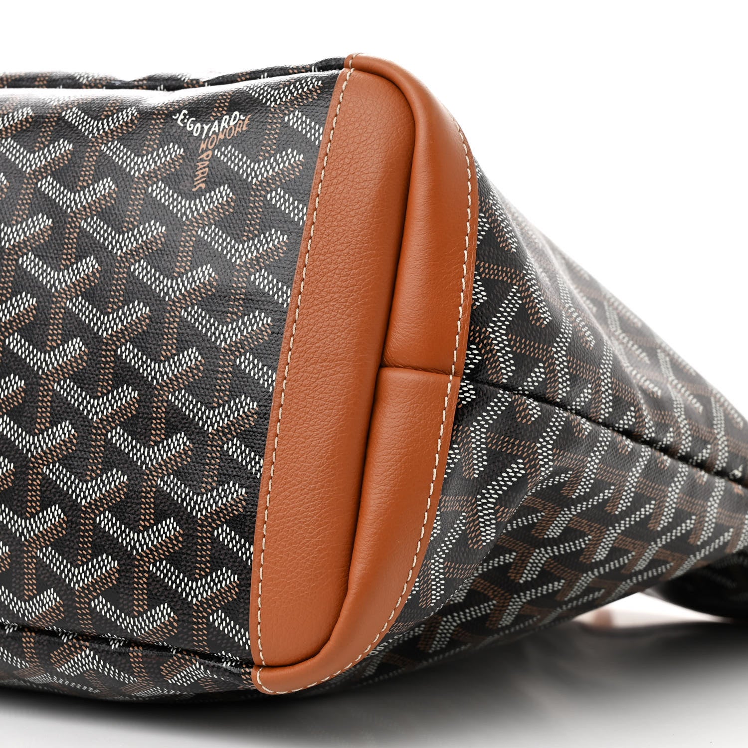 Goyard Goyardine Artois MM Black Gold 10 of 10