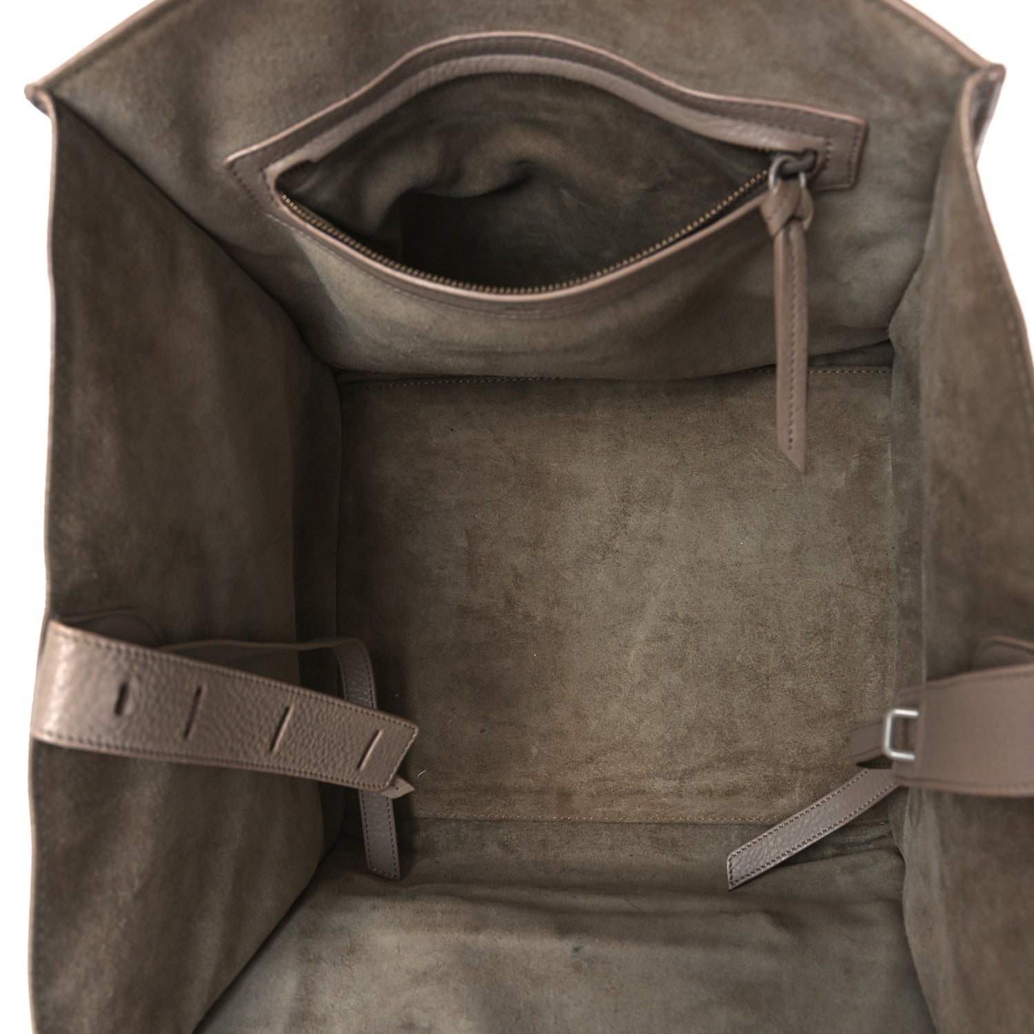 Celine Supple Calfskin Medium Phantom Luggage Beige 4 of 16