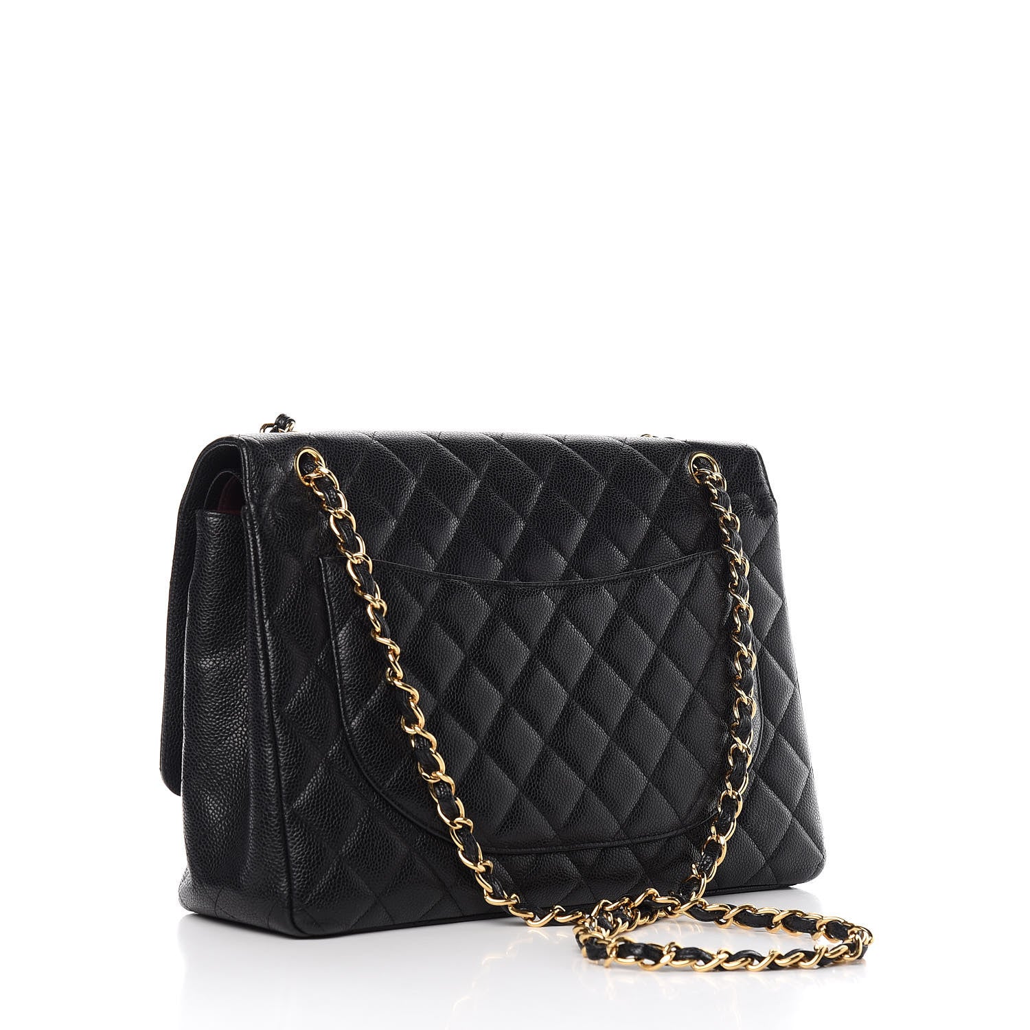 Chanel Caviar Quilted Maxi Double Flap Black 4 of 11