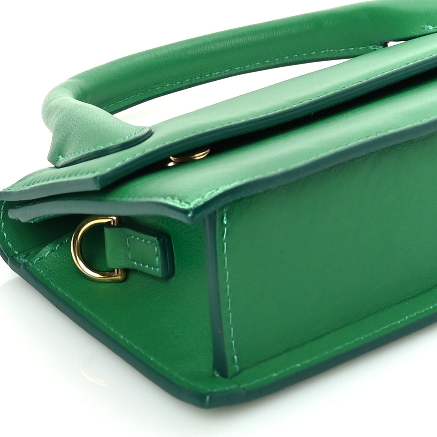 Smooth Calfskin Le Chiquito Long Green