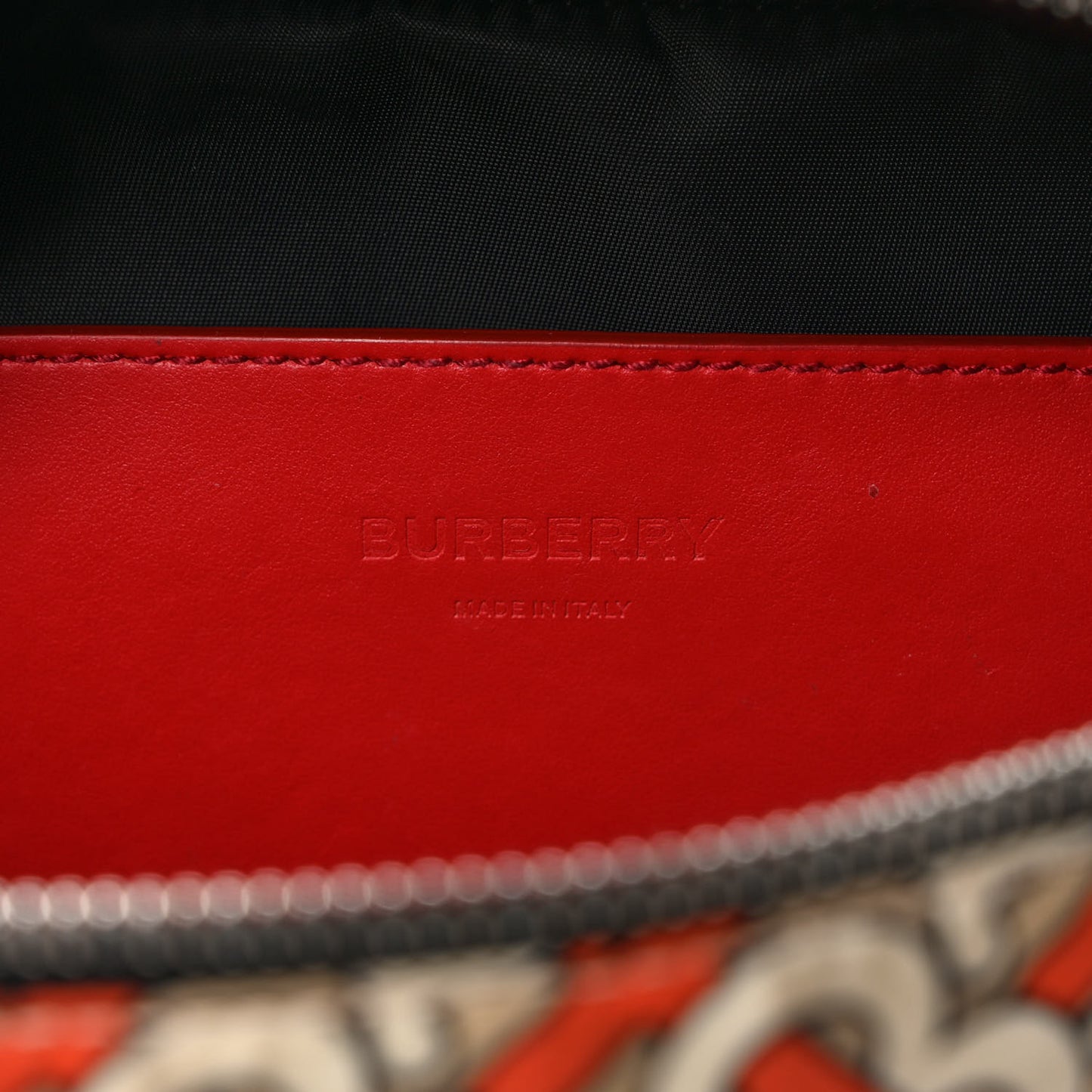 Nylon Monogram TB Sonny Bum Bag Vermillion