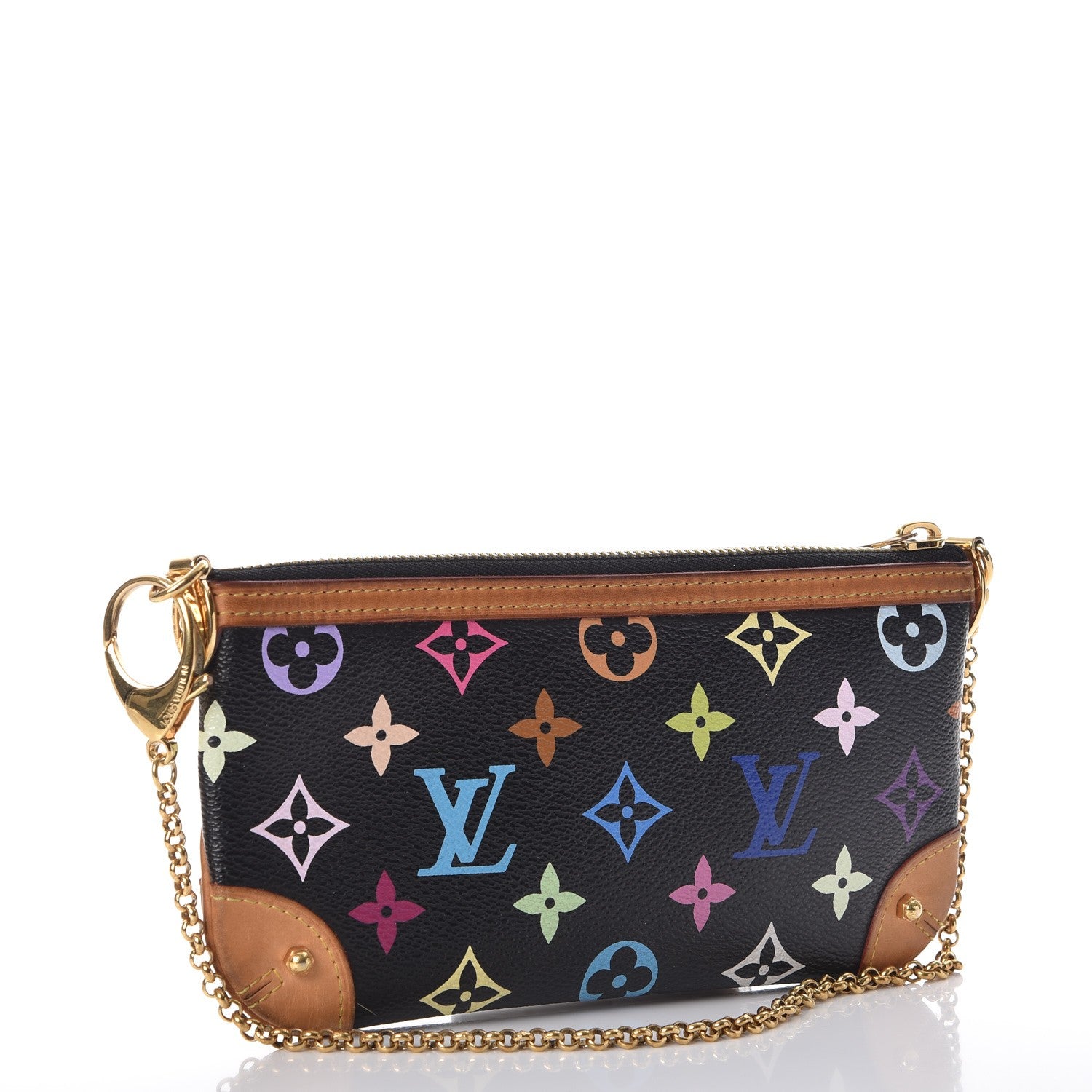 Louis Vuitton Monogram Multicolor Pochette Milla MM Black 3 of 14