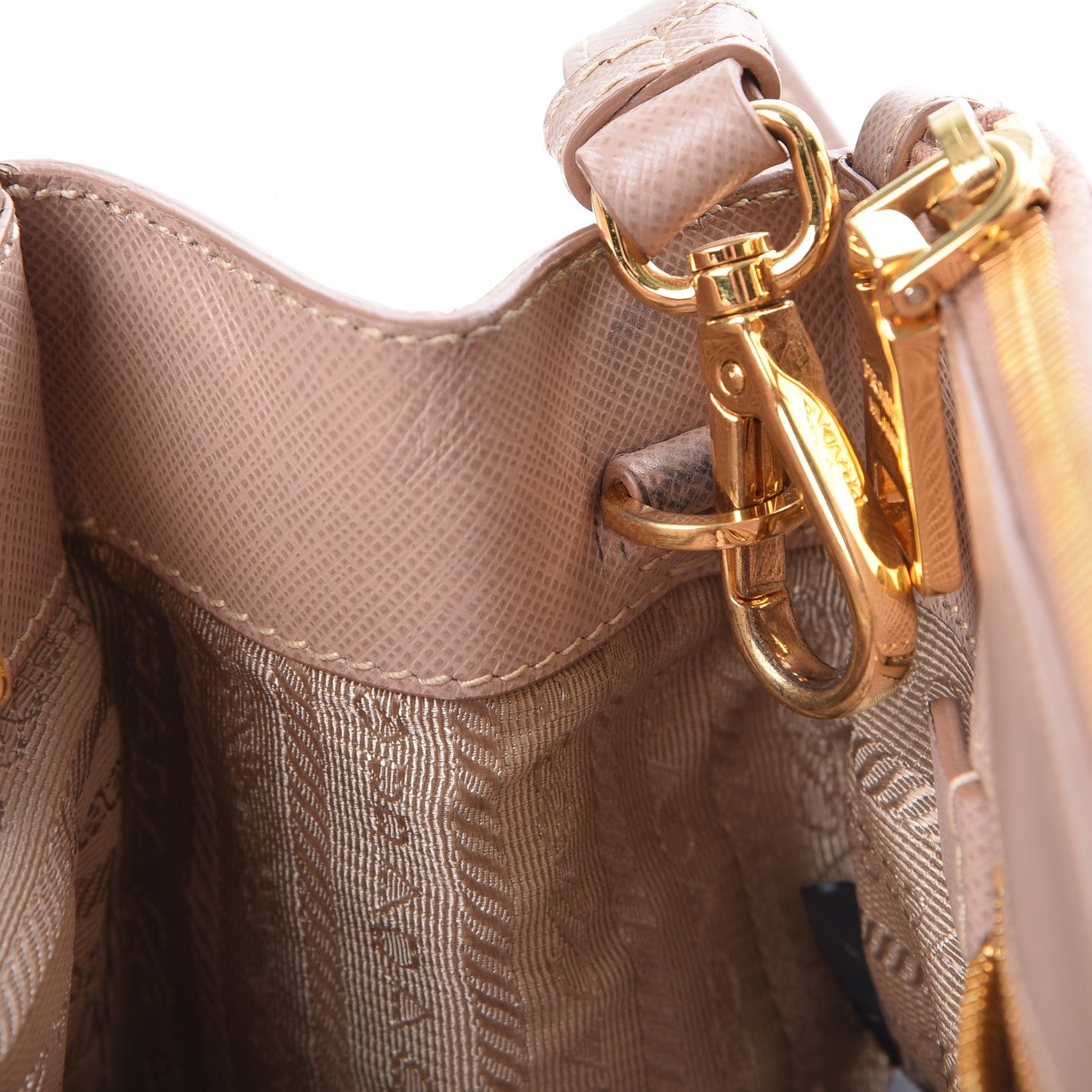 Prada Saffiano Medium Galleria Double Zip Tote Cammeo 10 of 16