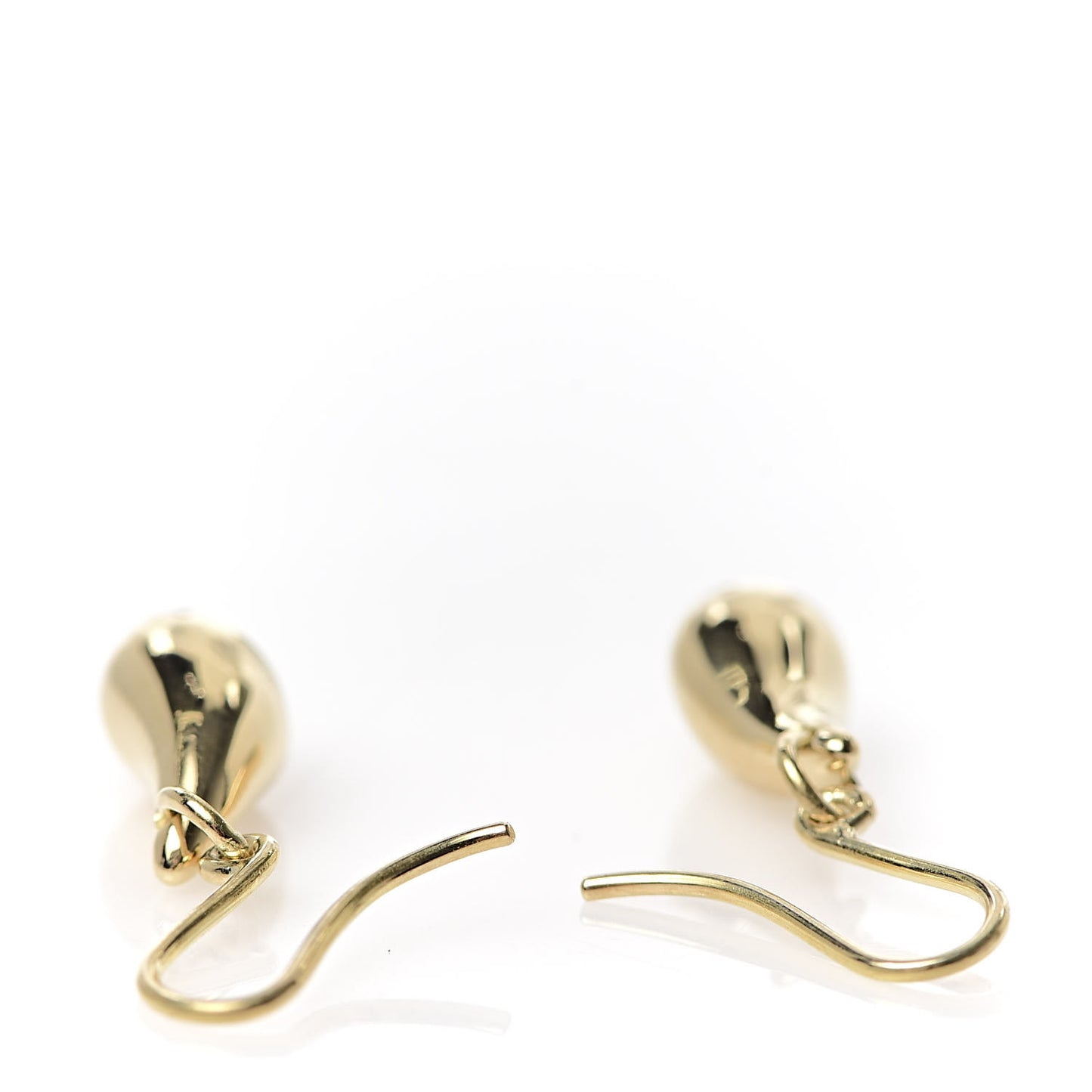 18K Yellow Gold Elsa Peretti Tear Drop Earrings