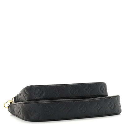Louis Vuitton Empreinte Monogram Giant Multi Pochette Accessories Black 4 of 10