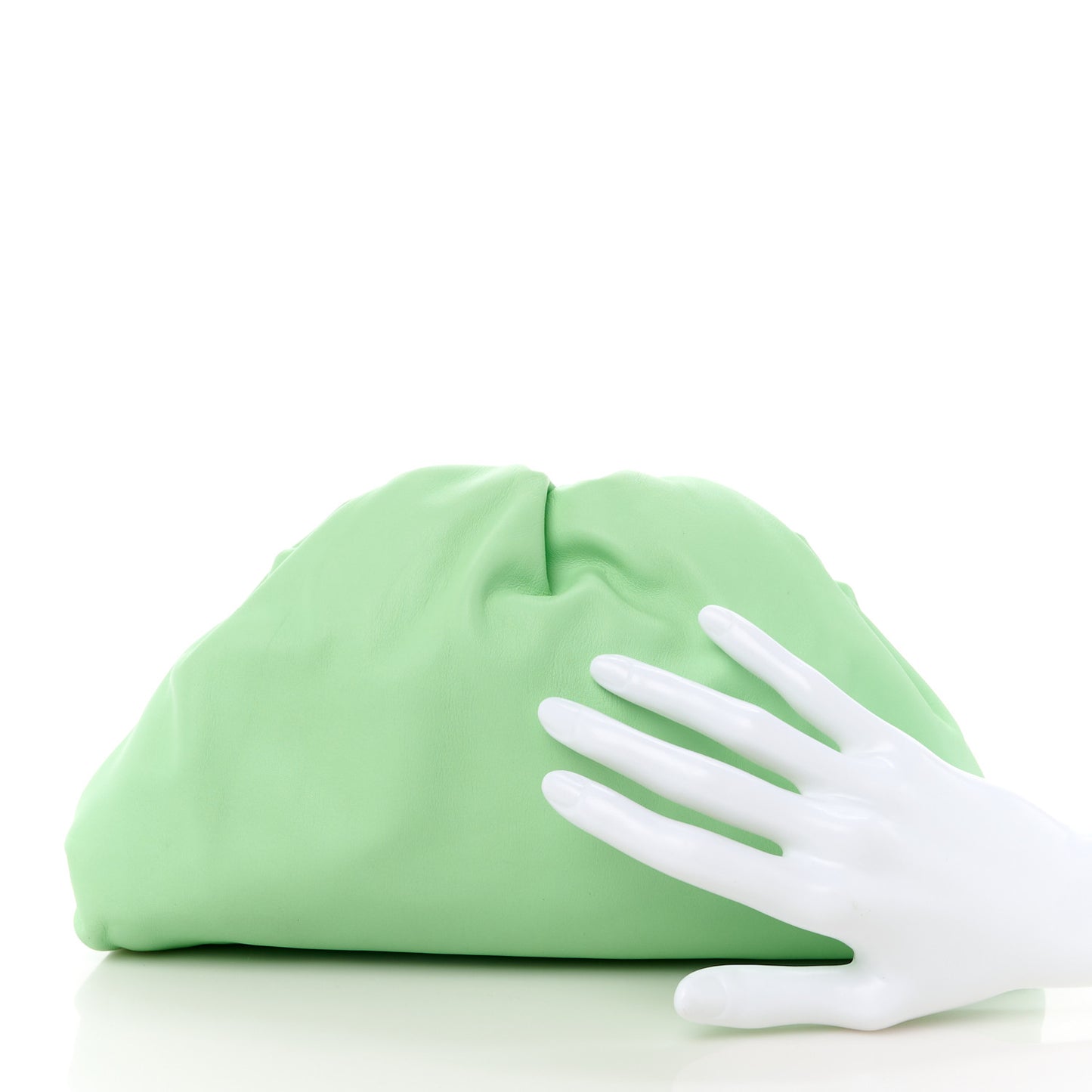 Calfskin Teen Pouch Wasabi