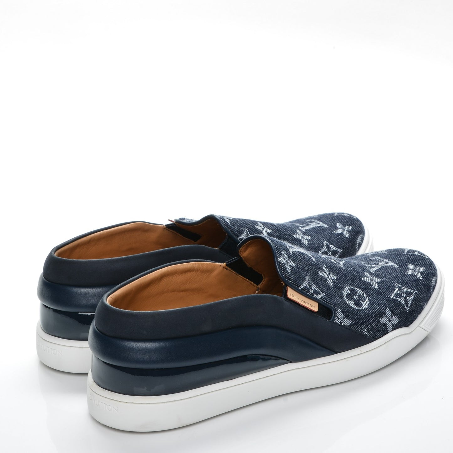 Denim Monogram Tempo Sneakers 41 Blue