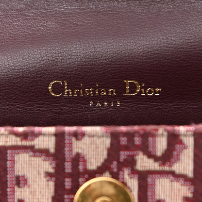 Christian Dior Oblique Saddle Belt Bag Bordeaux 6 of 10