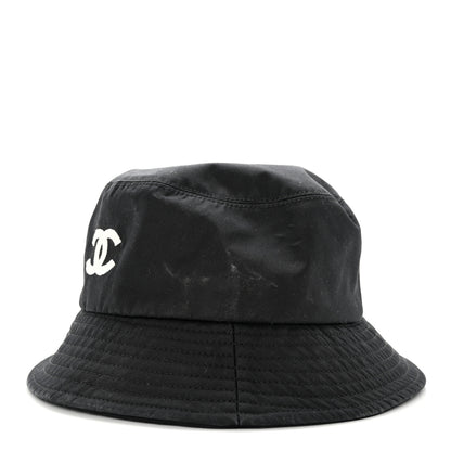 Chanel Canvas CC Bucket Hat M Black 4 of 8