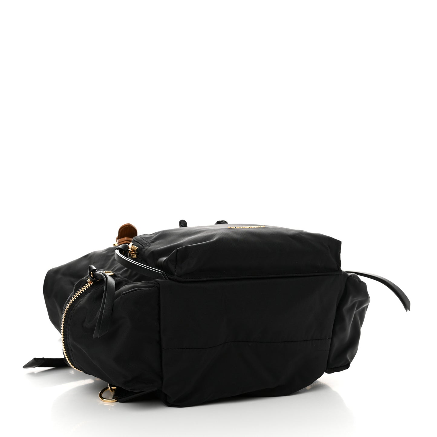 Nylon Large Rucksack Backpack Black