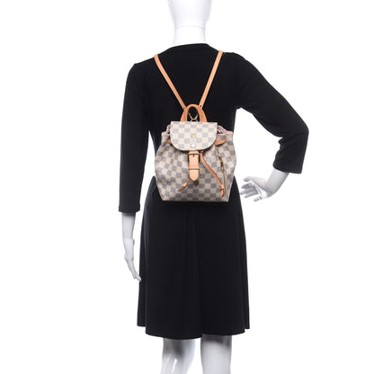 Louis Vuitton Damier Azur Sperone BB Backpack 2 of 16