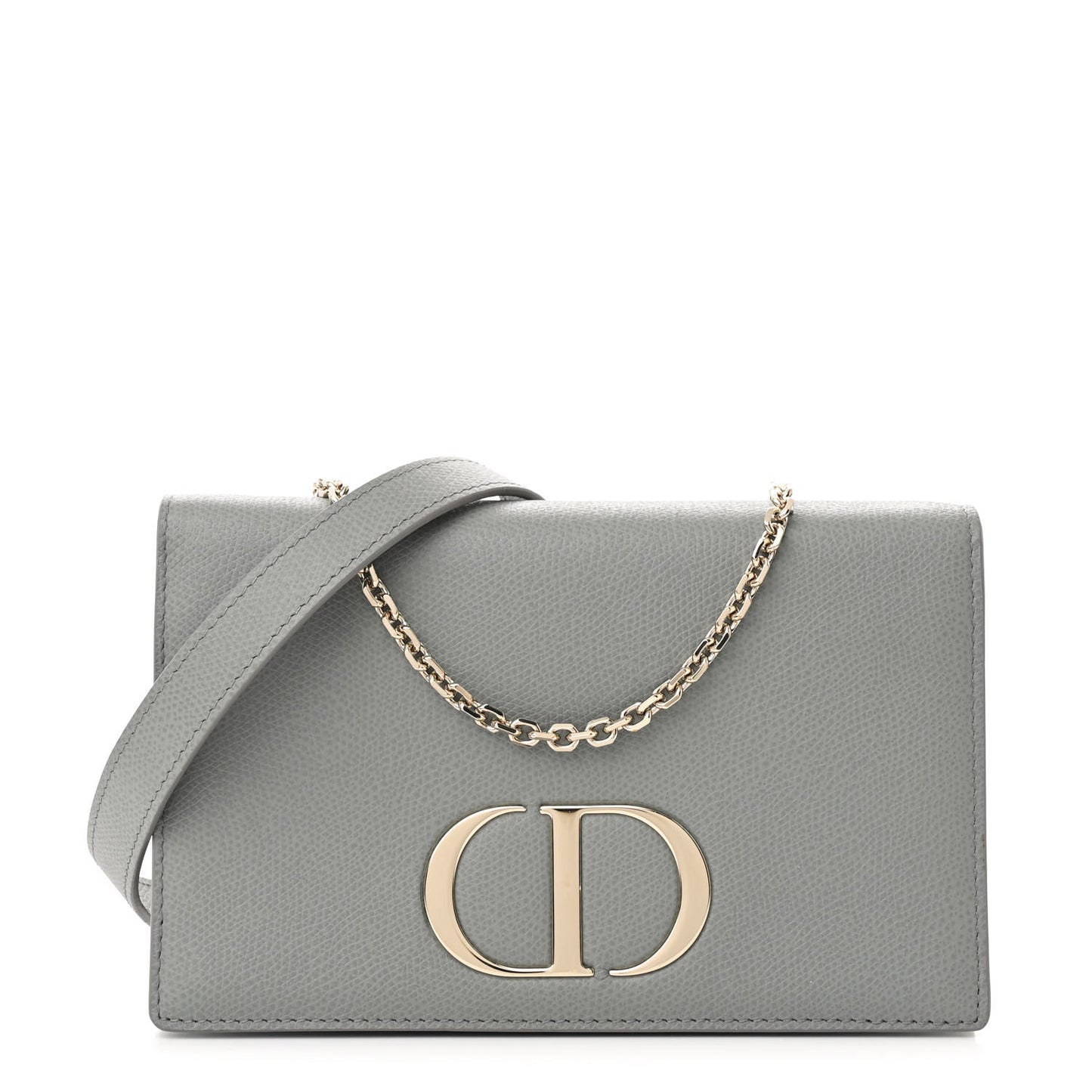 Calfskin 30 Montaigne 2 in 1 Pouch Grey