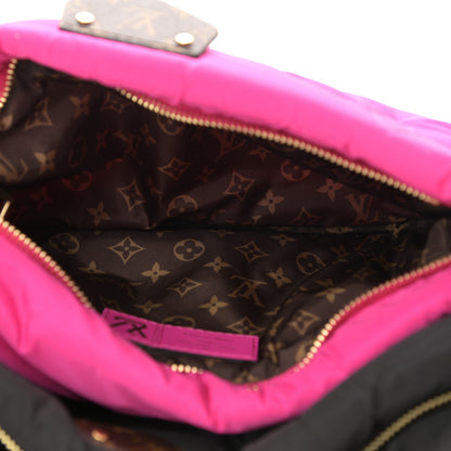 Louis Vuitton Econyl Monogram Pillow Maxi Multi Pochette Accessories Black Fuchsia 6 of 11