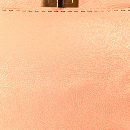 Fendi Cuoio Romano Selleria Bi-Color Large Peekaboo Iconic Satchel 6 of 8