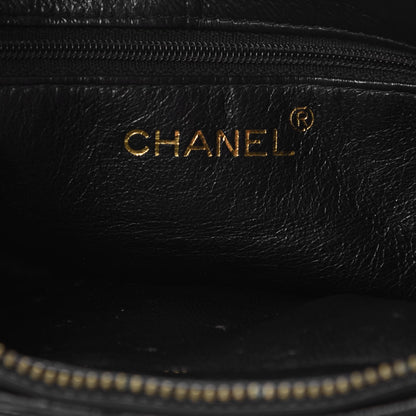 Chanel Lambskin Quilted Tassel Shoulder Bag Black 7 of 9