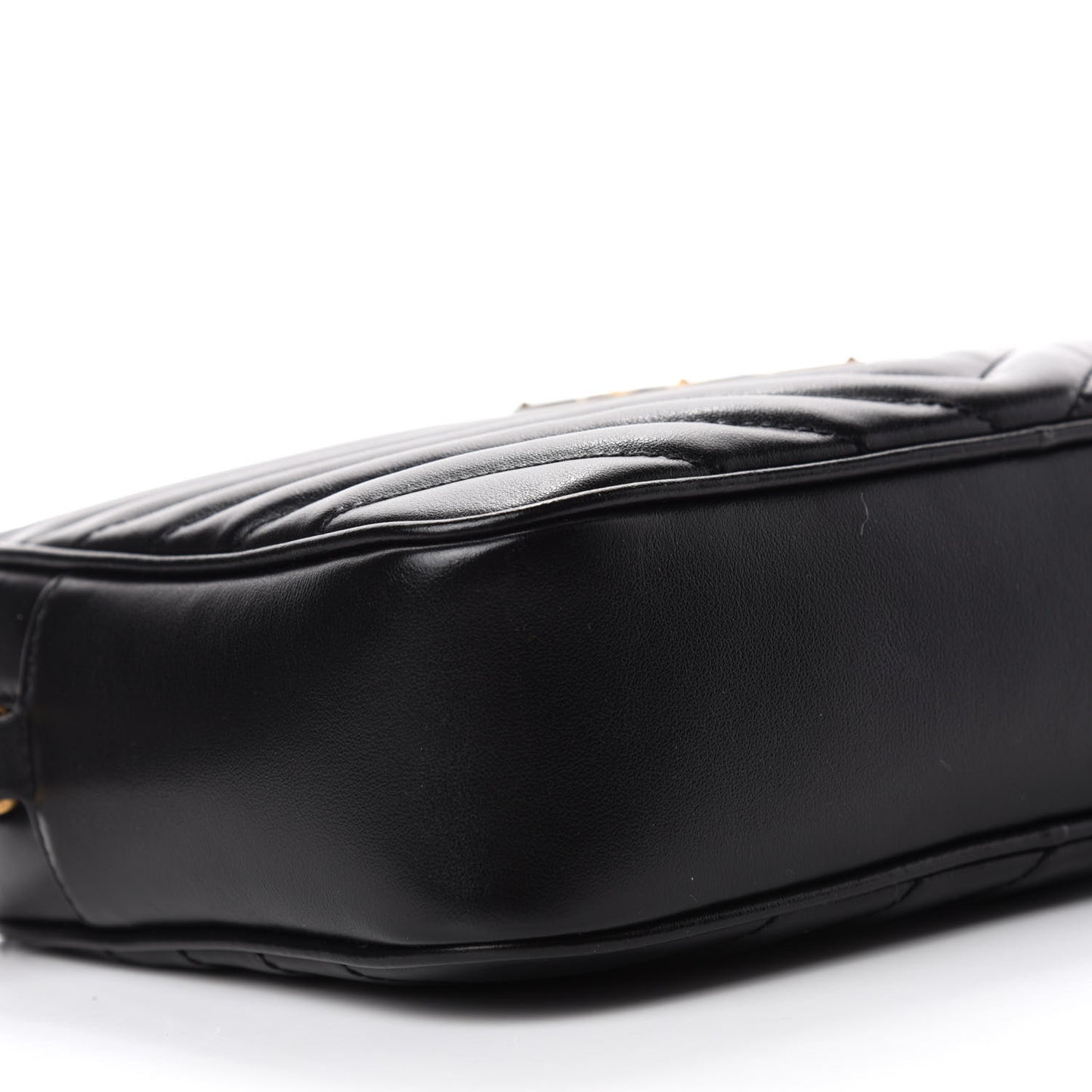 Calfskin Matelasse Monogram Lou Camera Bag Black