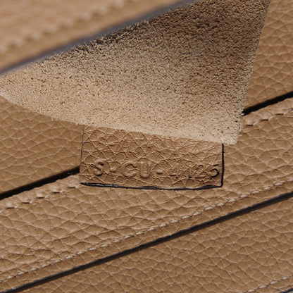 Celine Drummed Calfskin Micro Luggage Dune 8 of 9