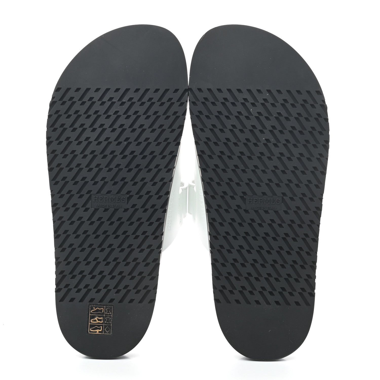 Hermes Calfskin Womens Chypre Sandals 39 White 5 of 7