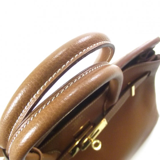 Hermes Taurillon Clemence Birkin 30 Gold 7 of 12