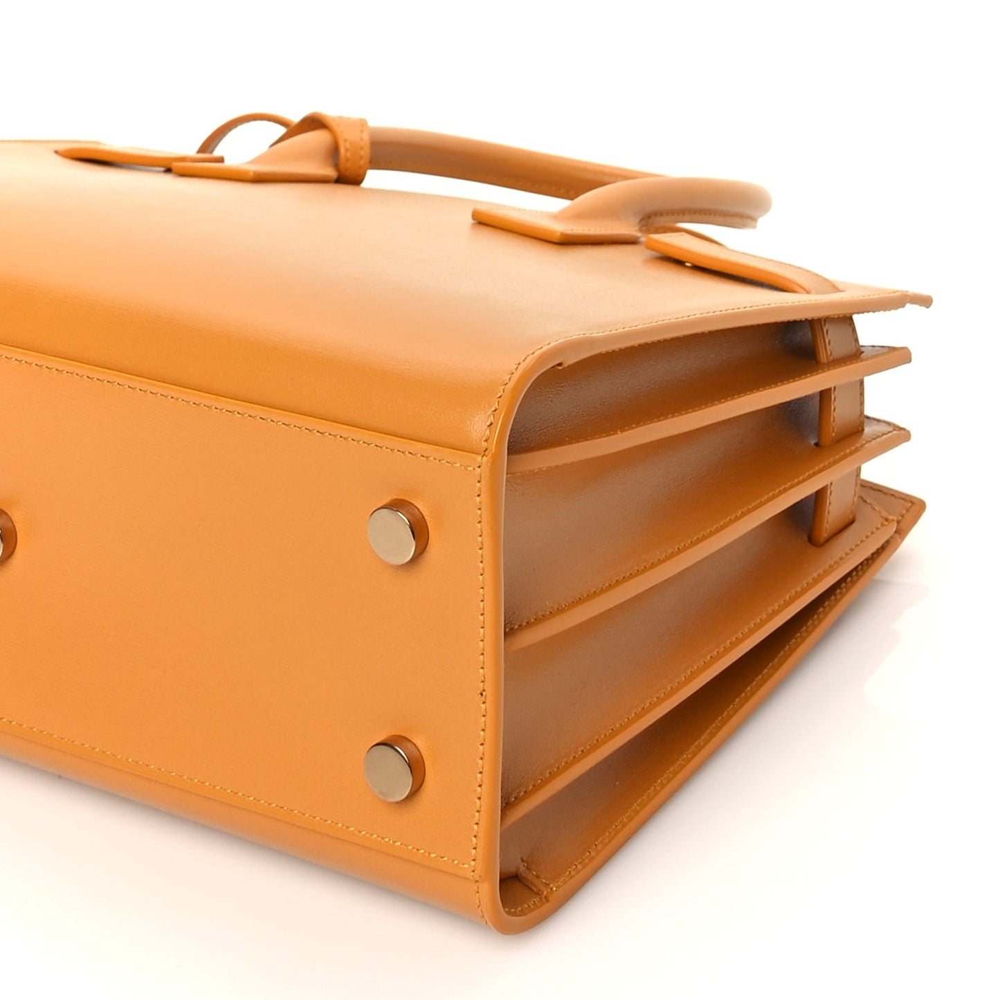 Palmelatto Calfskin Baby Sac De Jour Senape Yellow
