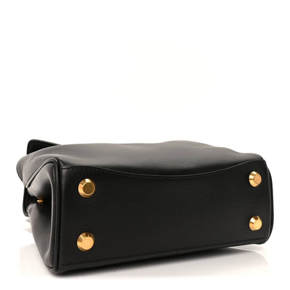 Balenciaga Natural Smooth Calfskin Small Rodeo Top Handle Handbag Black 3 of 8