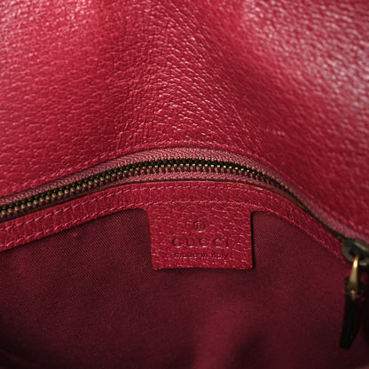 Gucci Monogram Horsebit Chain Flap Bag Fuchsia 5 of 8