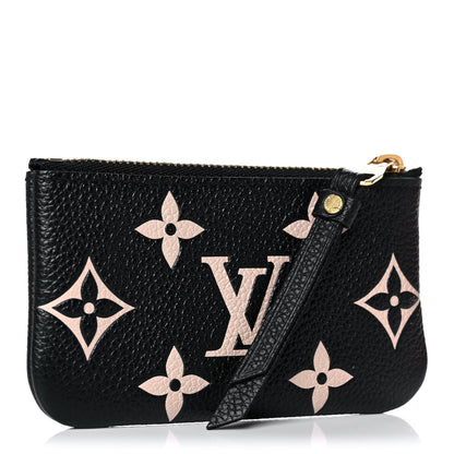 Louis Vuitton Empreinte Monogram Giant Key Pouch Black Beige 3 of 9