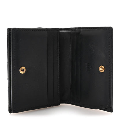 Gucci Calfskin Matelasse GG Marmont Card Case Wallet Black 5 of 7