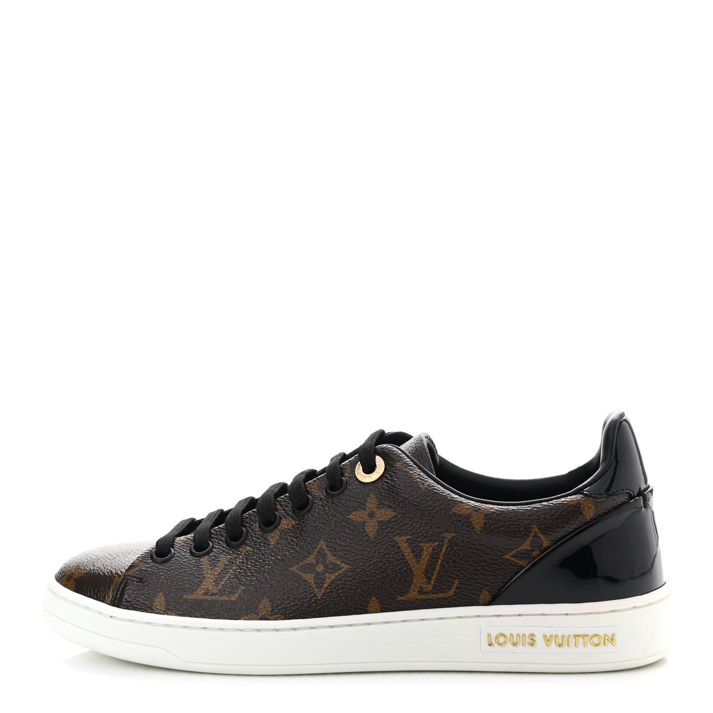 Patent Monogram Frontrow Sneakers 36