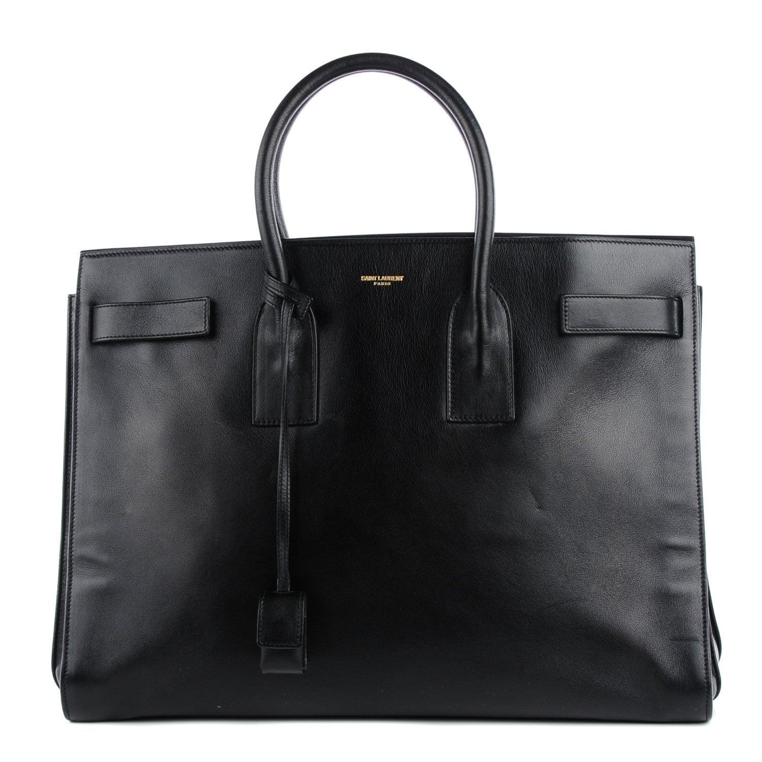 Saint Laurent Calfskin Large Sac de Jour Carryall Black 1 of 8