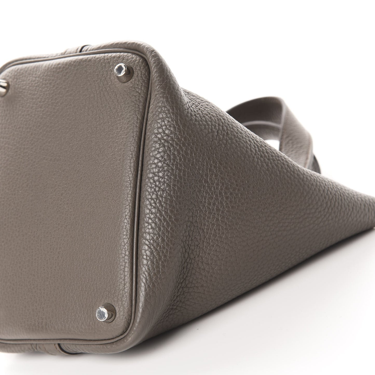 Taurillon Clemence Picotin Lock 18 PM Etain