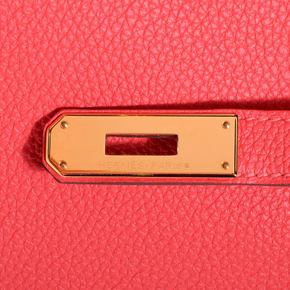 Hermes Togo Kelly Retourne 35 Rouge Pivoine 10 of 24