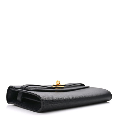 Hermes Epsom Kelly Wallet To Go Black 4 of 11