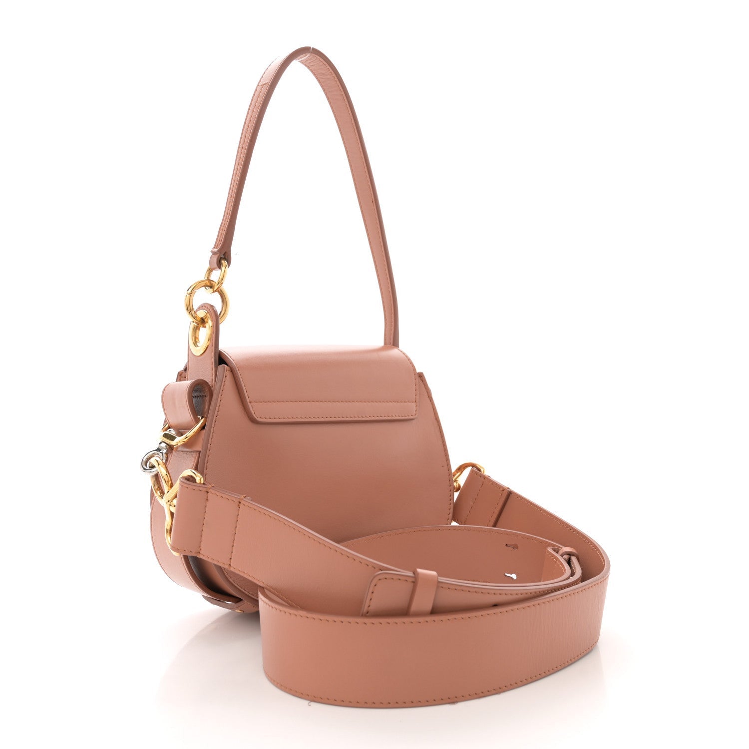 Chloe Calfskin Small Tess Bag Muted Brown 3 of 7