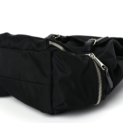 Burberry Nylon Logo Print Medium Rucksack Backpack Black 8 of 8