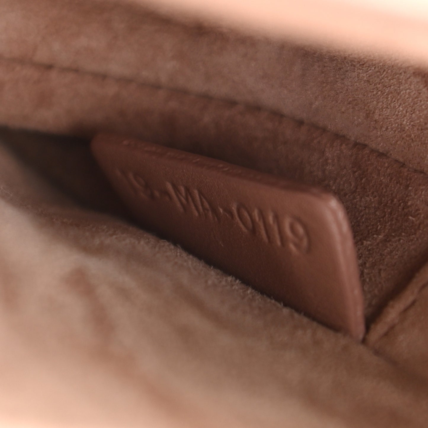 Calfskin Mini Saddle Bag Blush