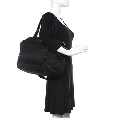Prada Tessuto Nylon Vela Diaper Bag Black 2 of 12